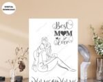 Mom and Child Art Print