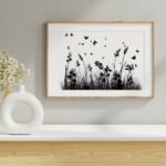 Black and White Vintage Wall Art