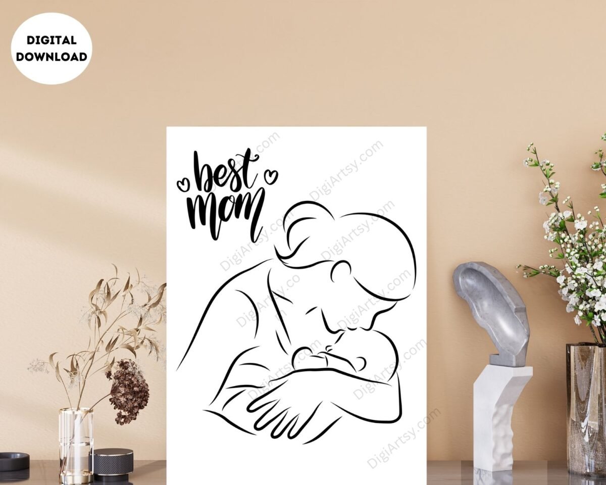 Infant Wall Art Gift for New Moms