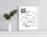 Mother and Children Wall Art Print