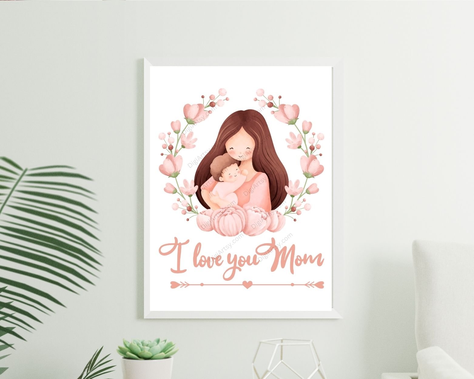 Minimalist Mother Portrait