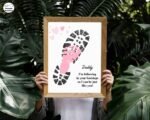 Printable Footprint Keepsake for toddlers