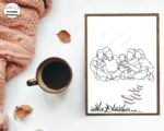 Printable Wall Art Gift for Family
