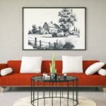 Vintage Black and white Printable Wall Art