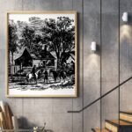 Vintage Cowboy Wall Art