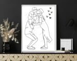 Printable Family Wall Art with Little Heart