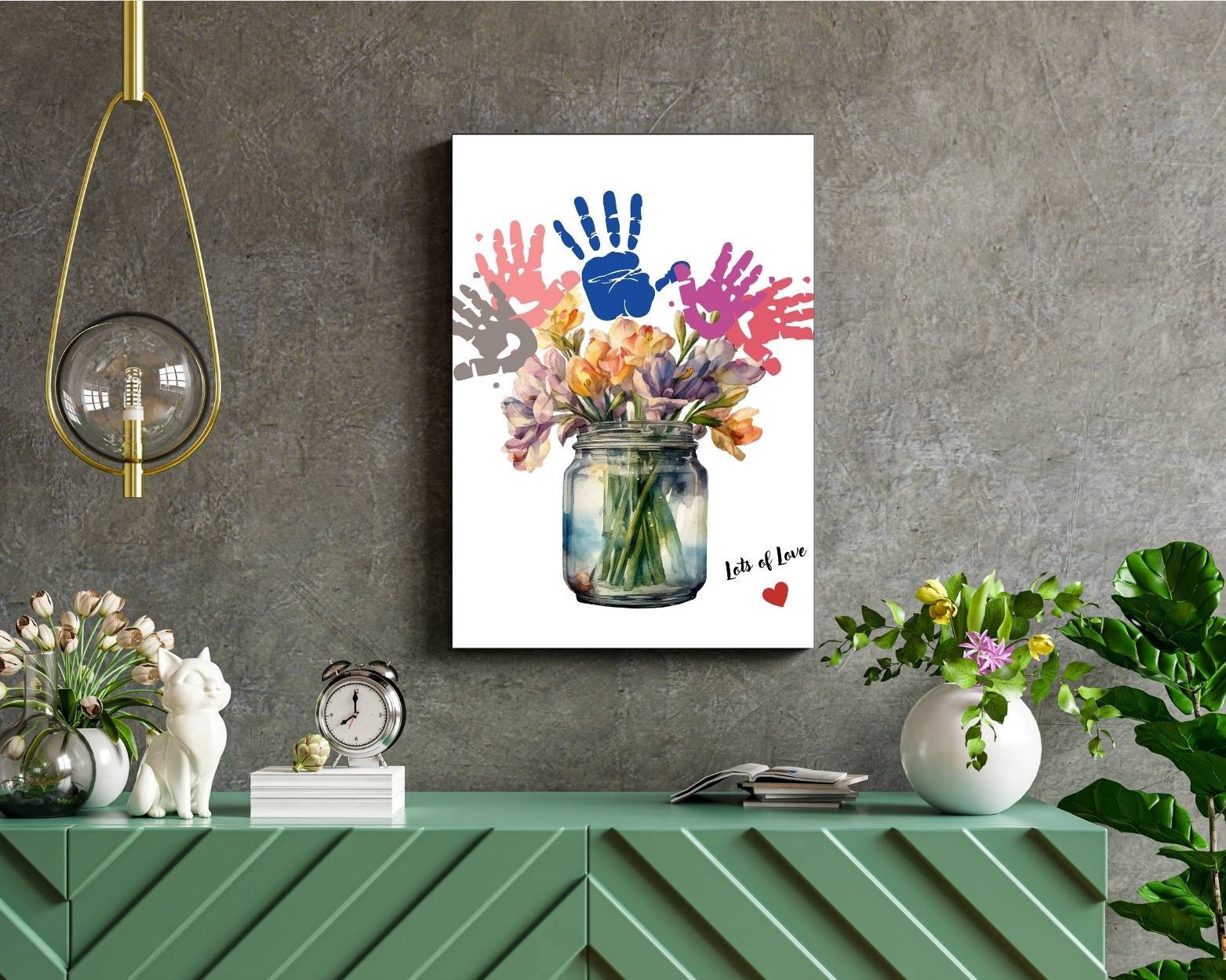 Handprint Art Craft