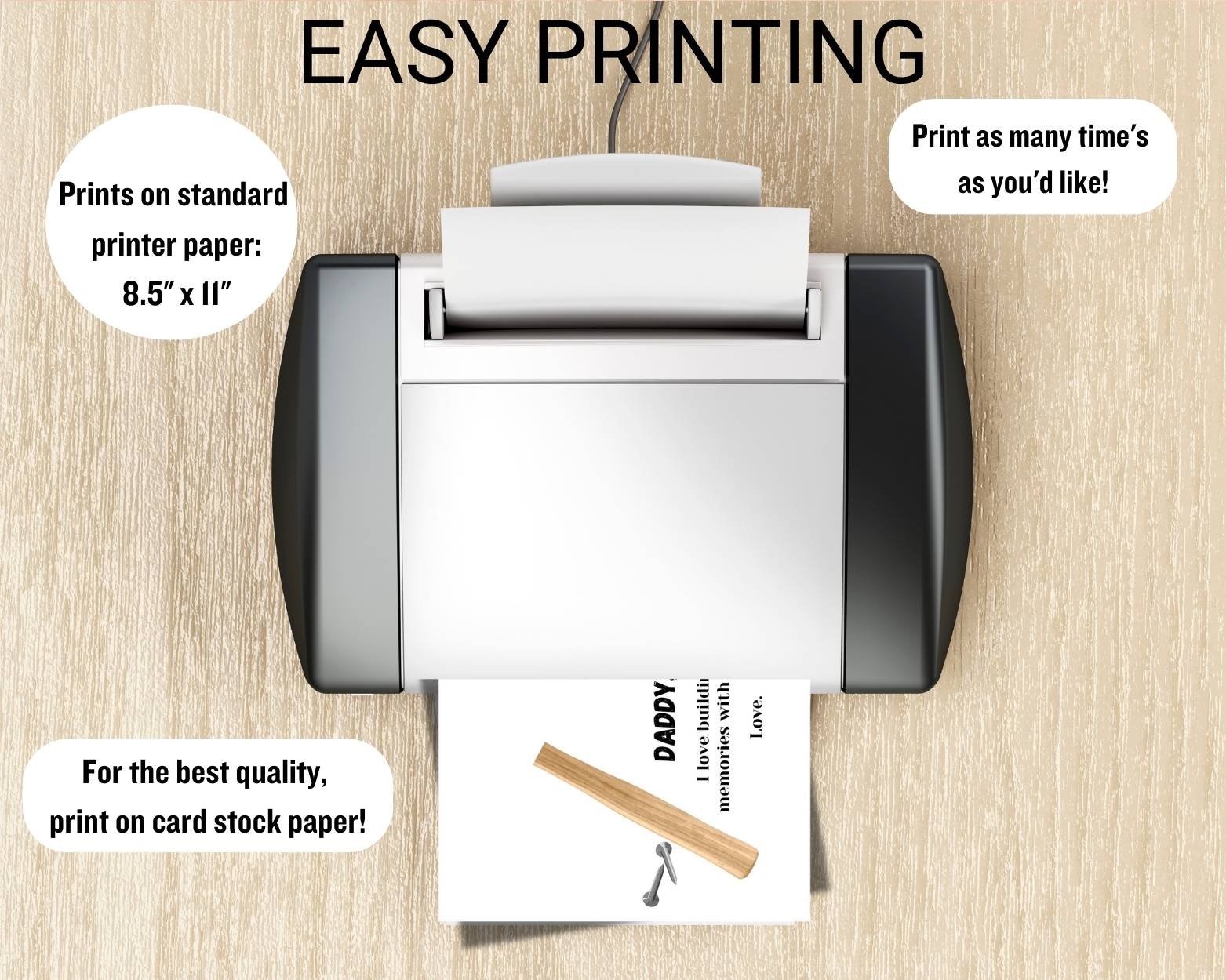 Printable Gift from Kids