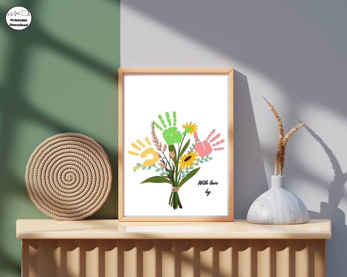 Mothers Day Handprint Gift for Kids