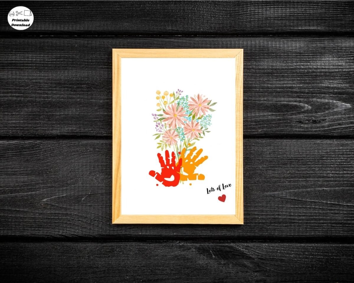 Father's Day Handprint craft for Kids