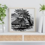 Vintage Black and white Printable Wall Art