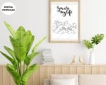 Printable Wall Art Gift for Family