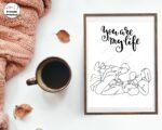 Family Line Art Wall Decor
