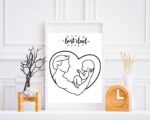 Father and Children Wall Art Print