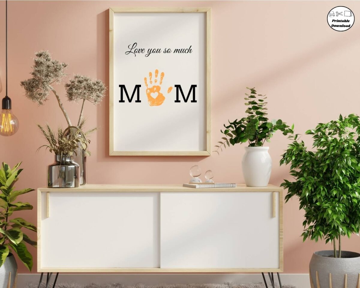 Mothers Day Handprint Print