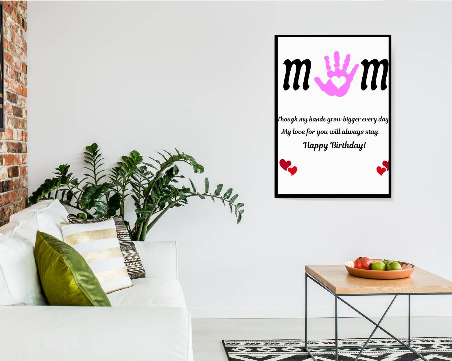 Mothers Day Handprint Print