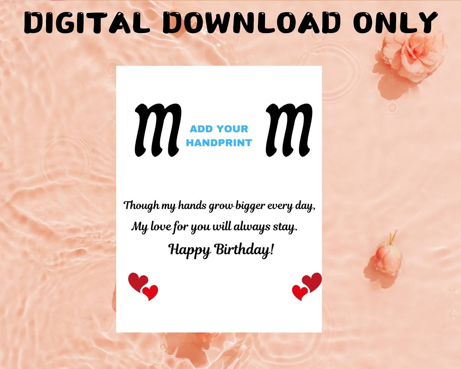 Handprint Gift from Daughter