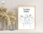 Minimalist Father Portrait