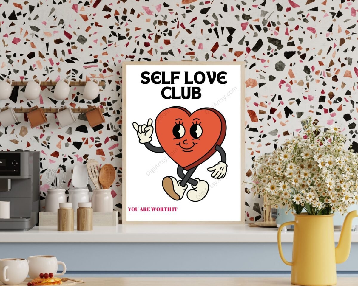 Kids Motivational Wall Art You are Worth It