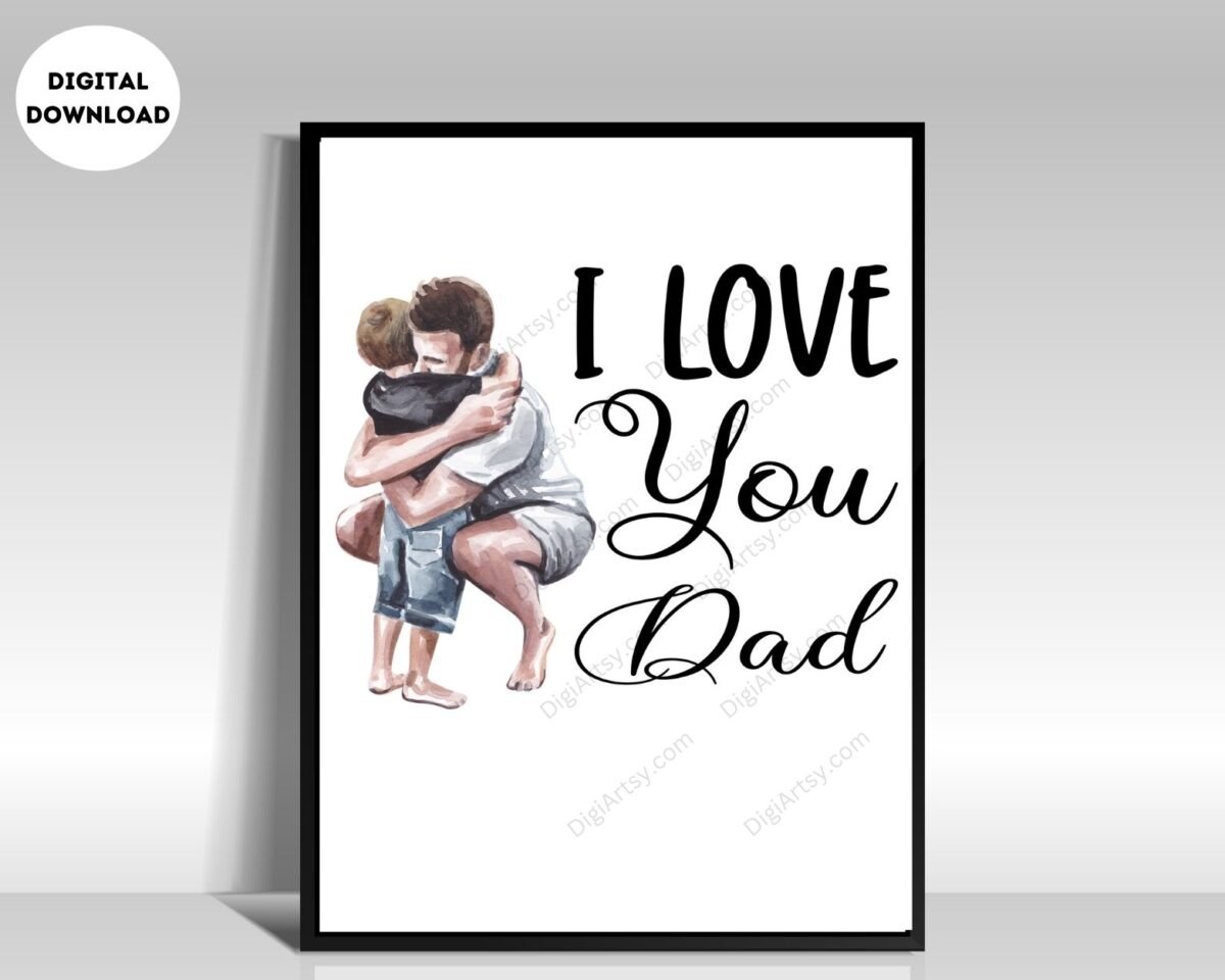 Dad and Son Bond wall Decor