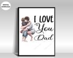 Dad and Son Bond wall Decor