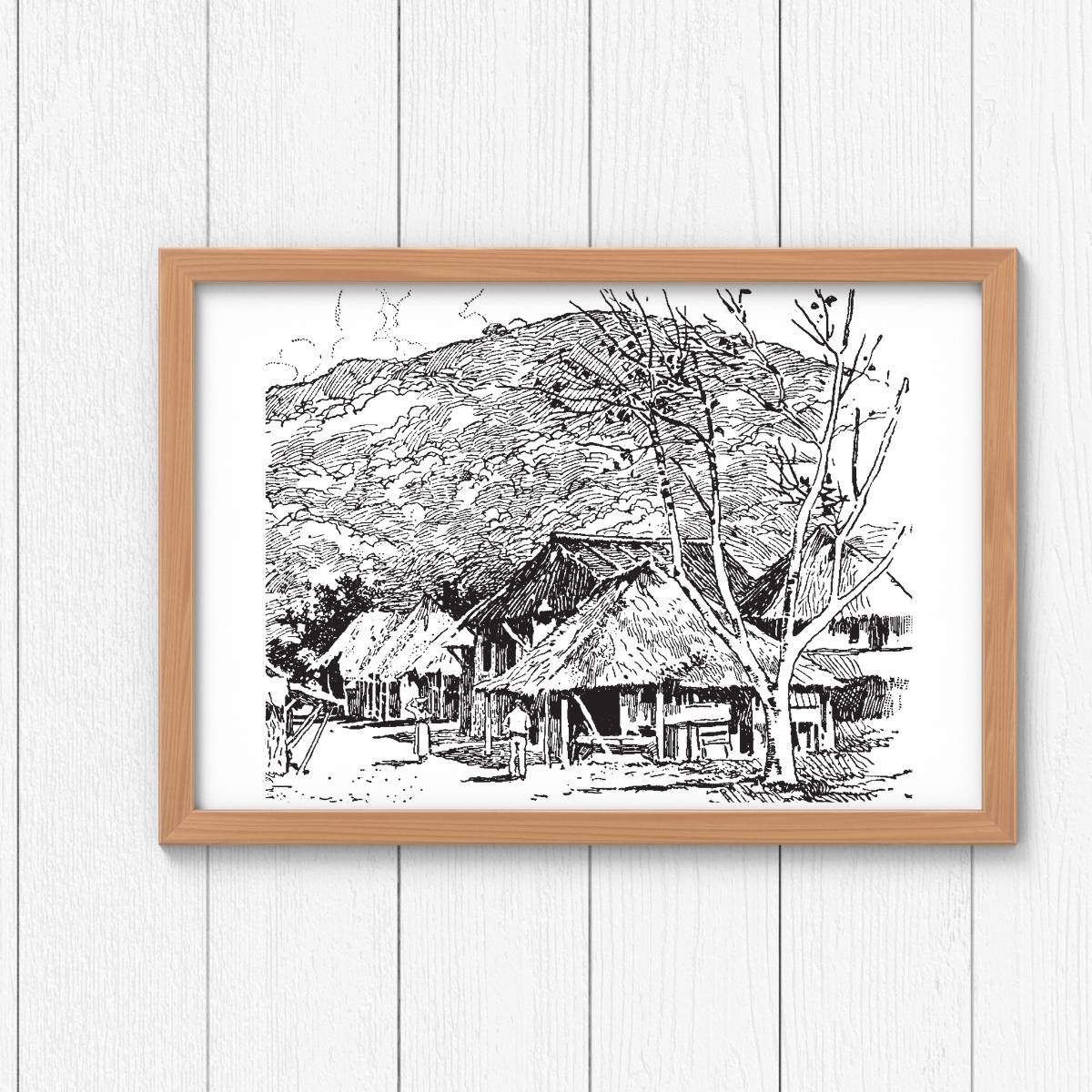 Vintage Village Wall Art