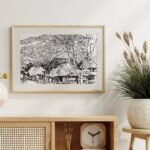 Black and White Vintage Wall Art