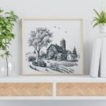 Black and White Vintage Wall Art