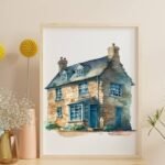 Vintage House Impressionist Style Home Decor