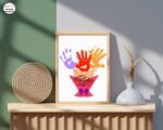 Happy Mother's Day Handprint Art for Kids
