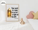 Bible verse wall art print