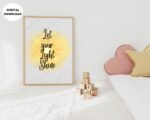Christian Printable Wall Art Let Your Light Shine