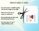 Happy Birthday card Prints