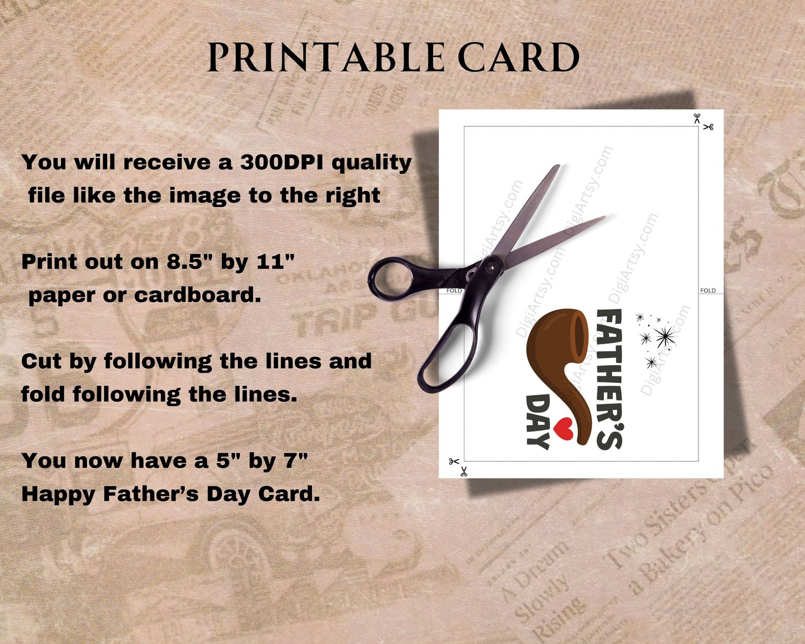 Father's Day card Prints