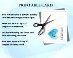 Printable birthday Cards