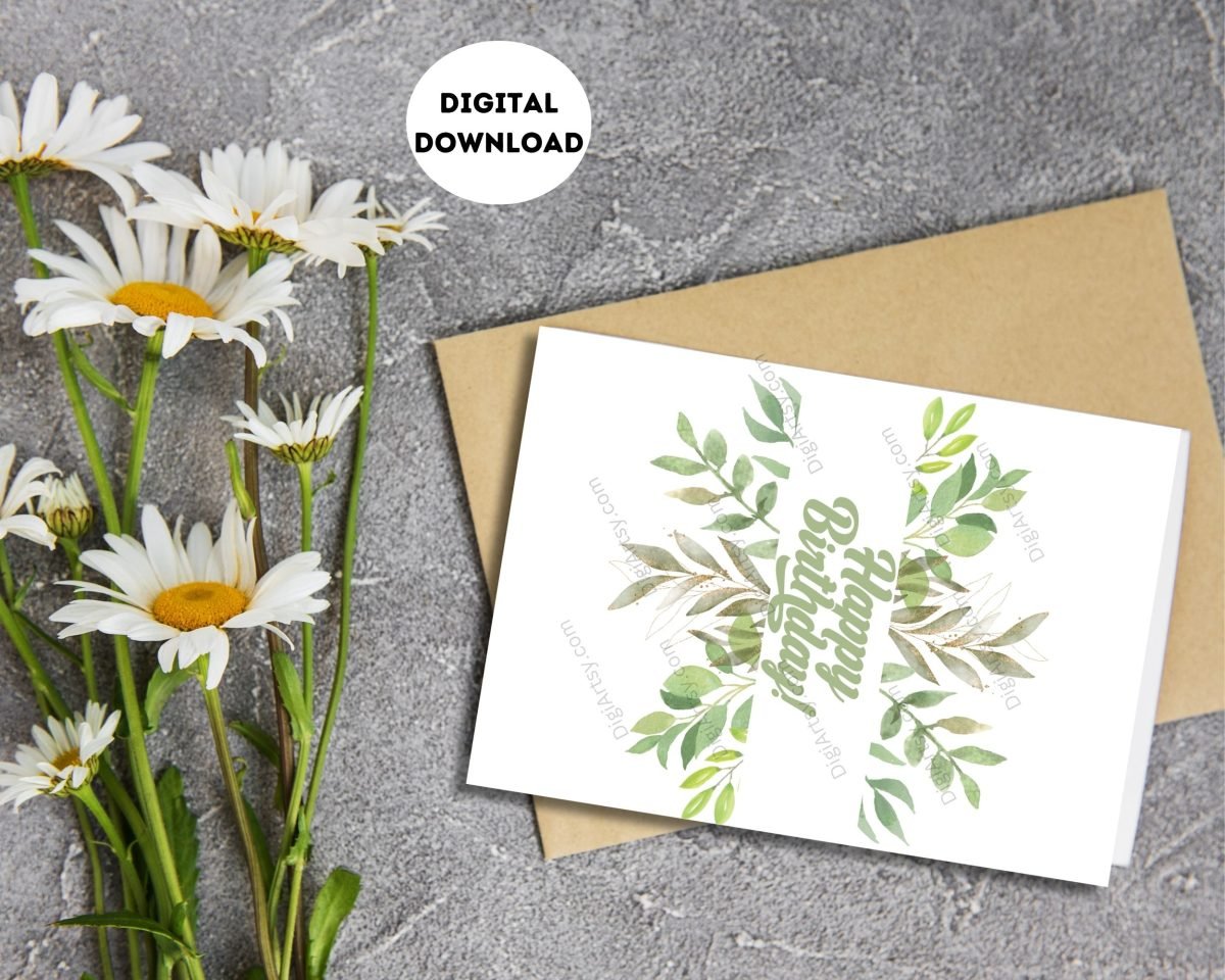 Happy Birthday card Prints