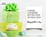 Printable Card for Father's Day with Gratitude