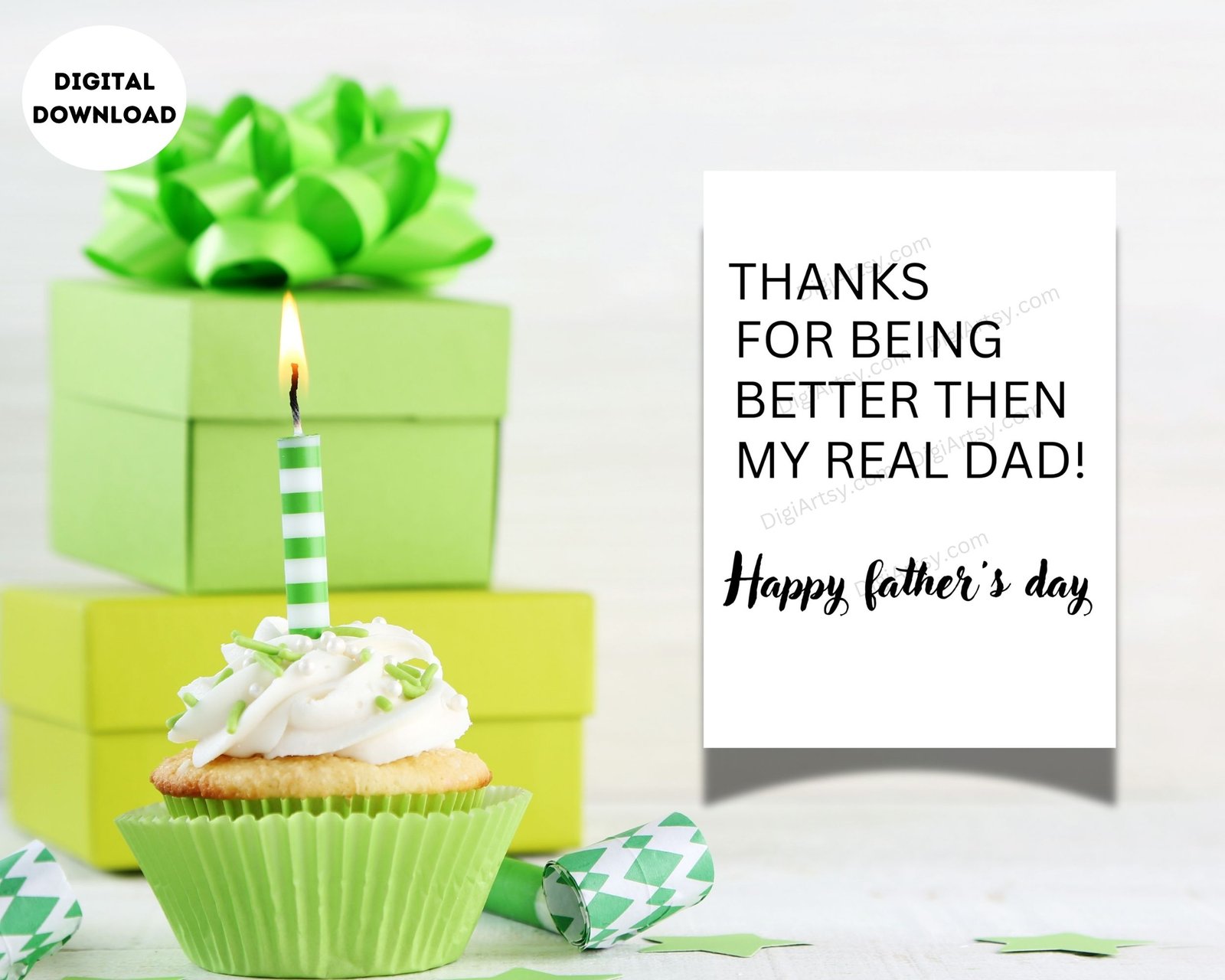 Printable Card for Father's Day with Gratitude