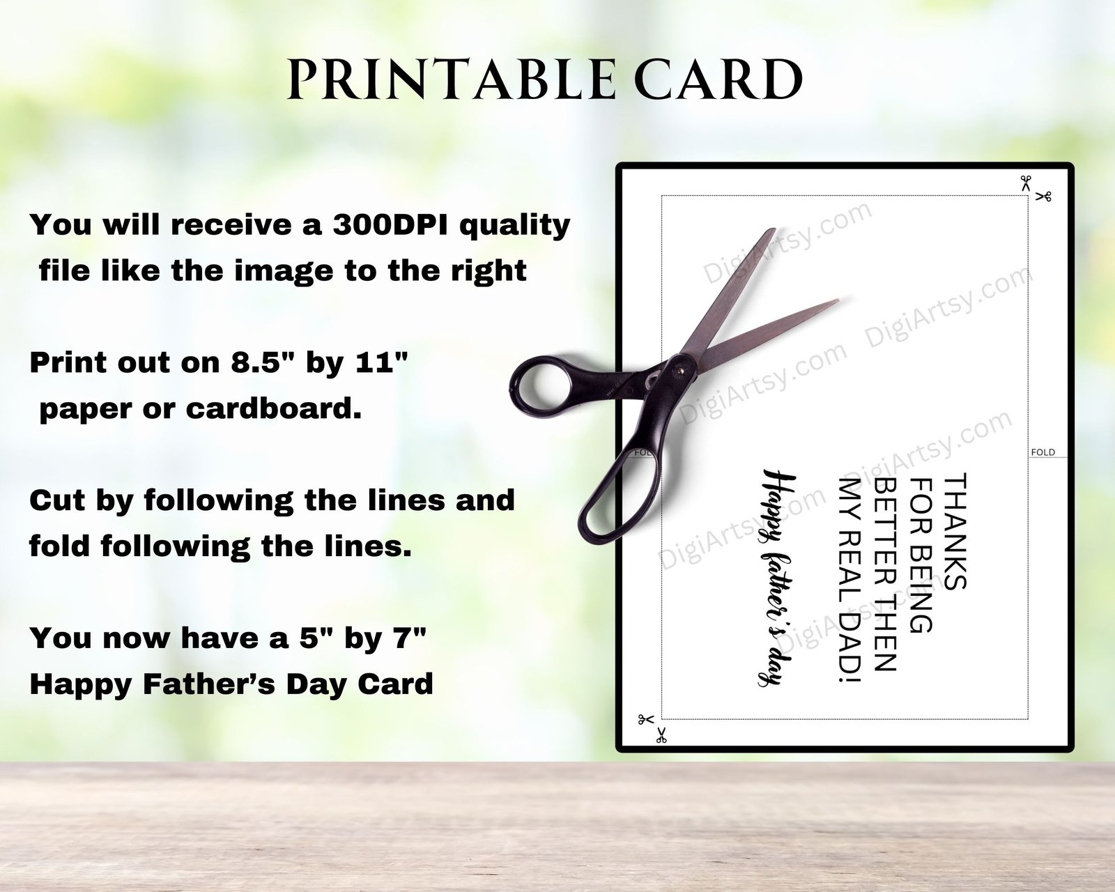 Father's Day card Prints