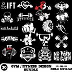 Fitness T-shirt Print Bundle