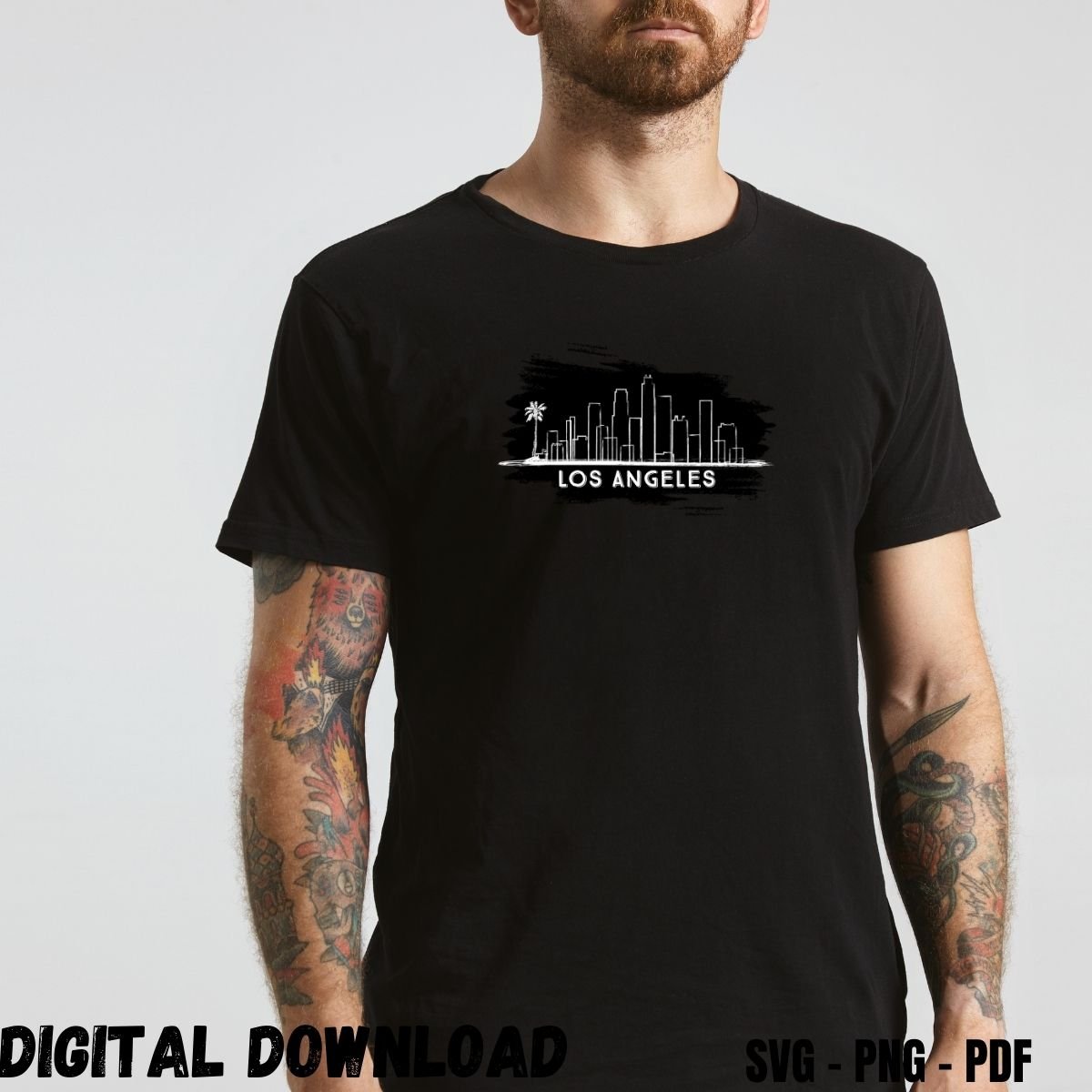 Los Angeles T-shirt Design Printable