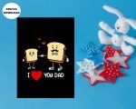 Cute I Love you Card for Dad