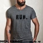 Run Workout Sayings Design Print