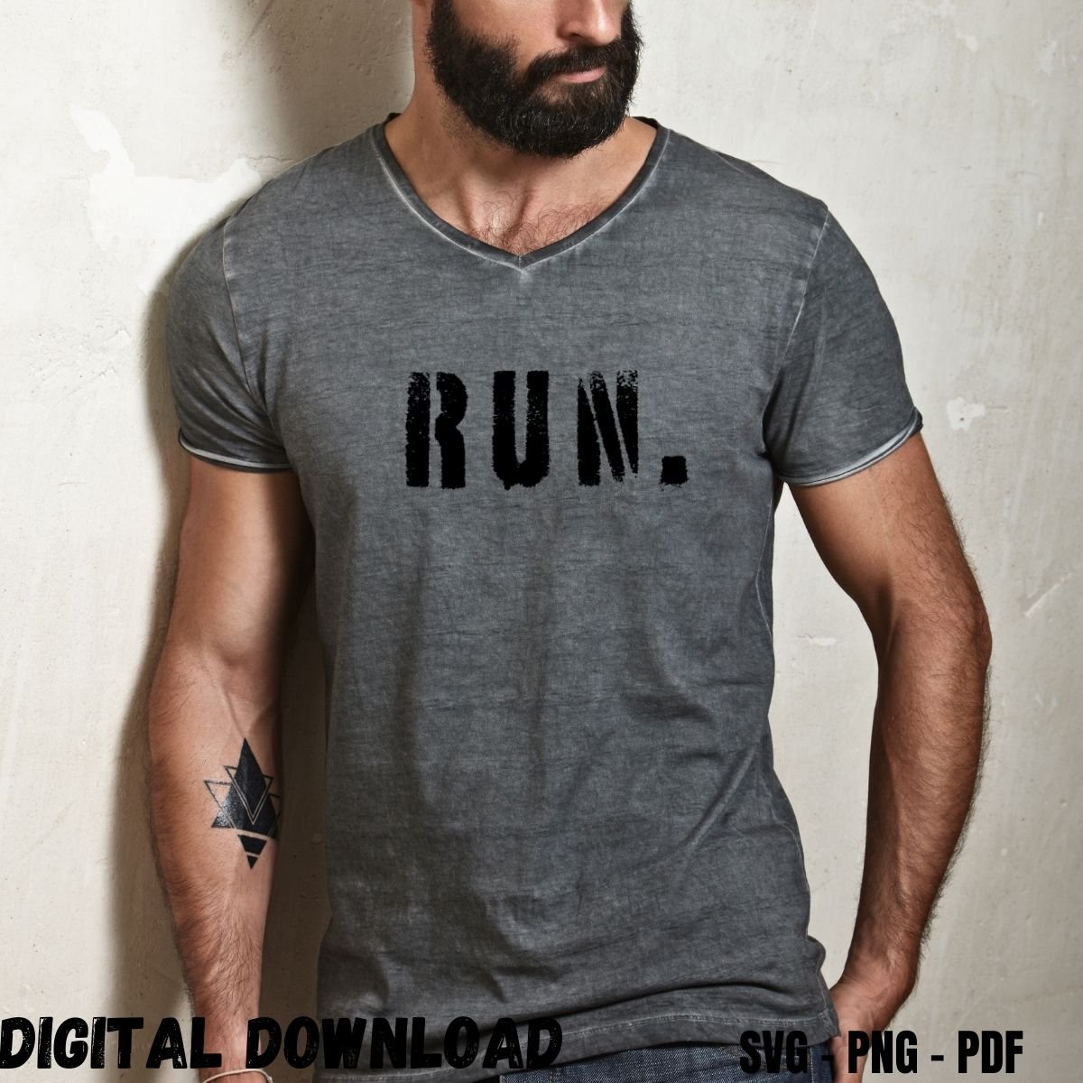 Run Workout Sayings Design Print