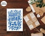 Its Wonderful Happy Father's Day Card Printable