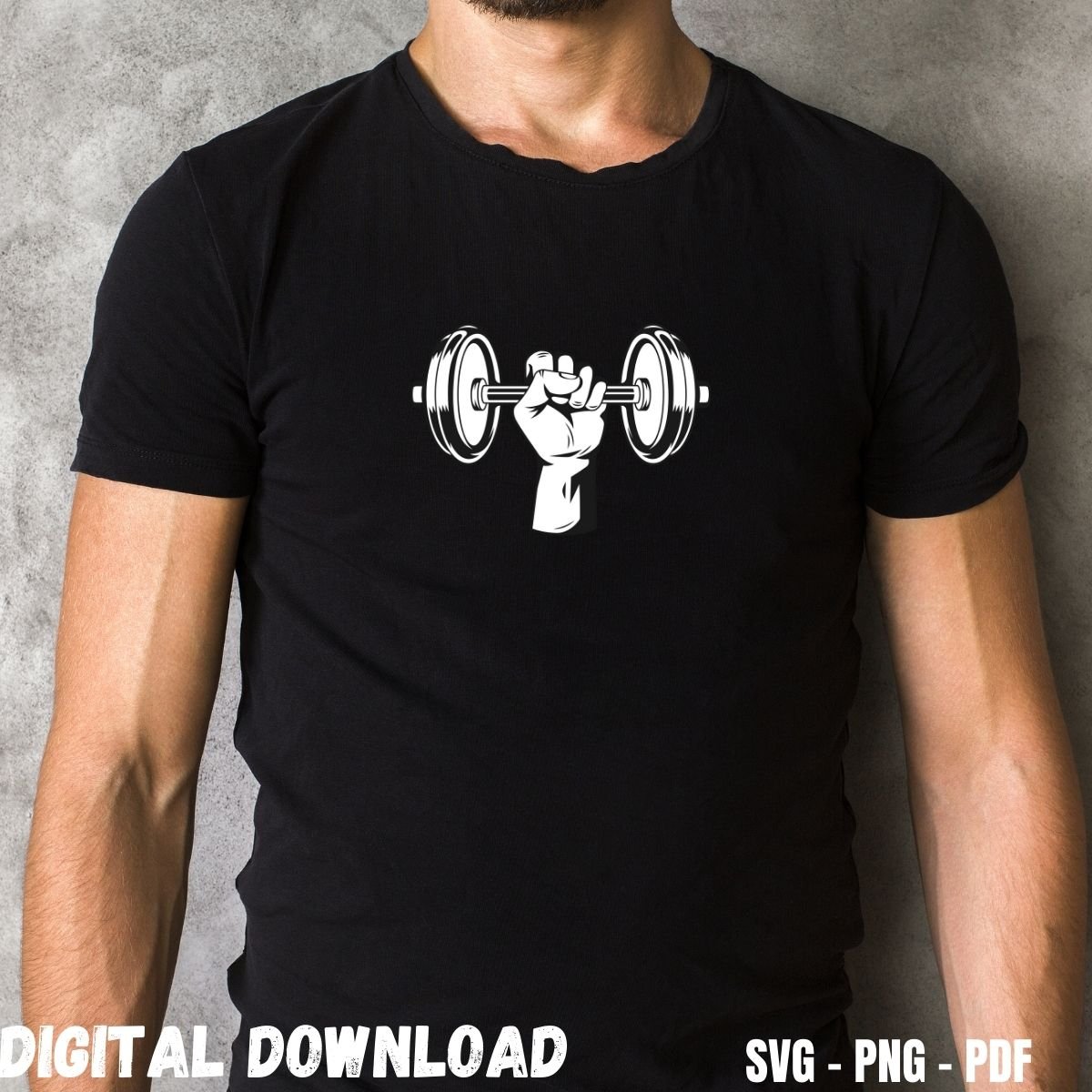 Weightlifting T-shirt Design Print SVG PNG