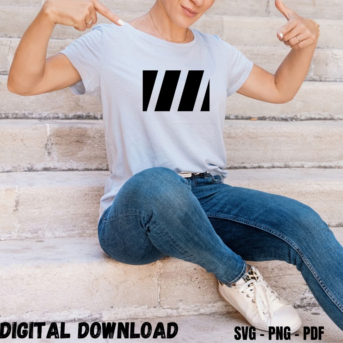 Cool Stripes T-shirt printable Designs