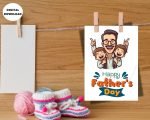 Joyful Happy Father's Day Card Print