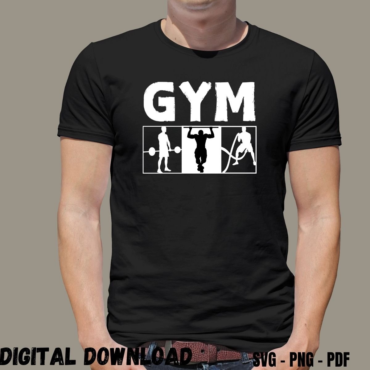 Gym T-shirt Design Print for Gym Lovers