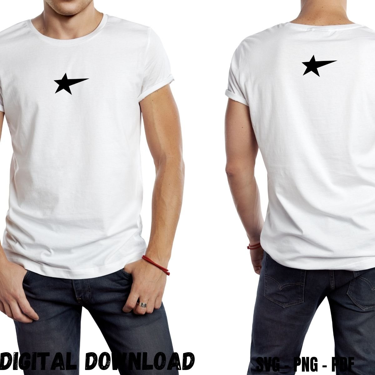 Raising Star T-shirt Design Print